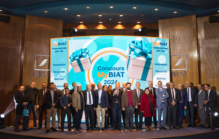 La BIAT remet les prix aux gagnants  du jeu concours MyBIAT 