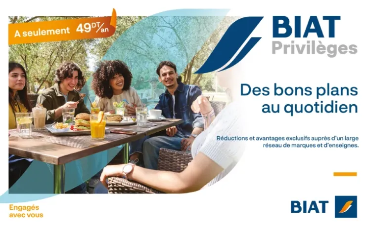 La BIAT lance l’application BIAT Privilèges